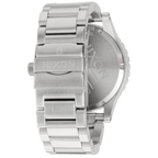 Nixon 51-30 Chrono White Dial Silver Steel Strap Watch for Men - A083-100