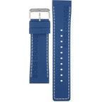 Hugo Boss Globetrotter Blue Dial Blue Silicone Strap Watch for Men - 1513821