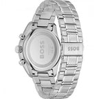 Hugo Boss Grand Prix Chronograph Blue Dial Silver Steel Strap Watch for Men - 1514226