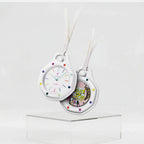 Swatch x AP Royal Pop White Dial White Leather Lanyard Watch for Men - Huit Blanc